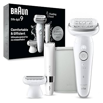 BRAUN Silk-épil 9 SkinSpa 4in1脱毛器 Amazon.com : Braun Epilator Silk-épil 9 Flex SkinSpa, Hair
